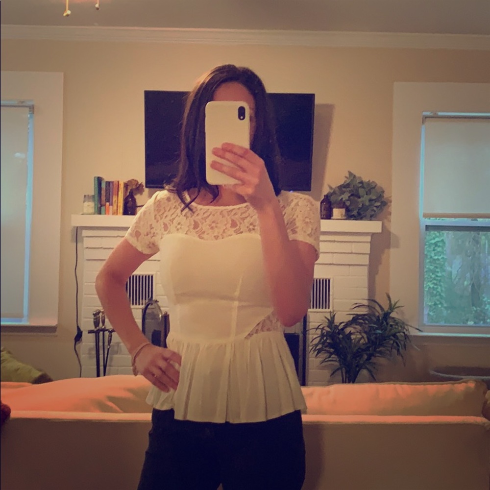 Off white blouse